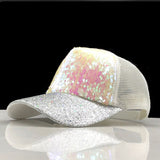 Glitter Ponytail Baseball Cap