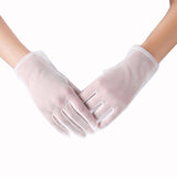 Sexy Lace White  Gloves