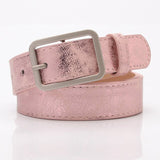 Shiny Leather Belt