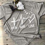 Heart Print T-shirt
