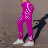 Stripe Printing Leggings