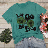 Flowers Print T Shirt
