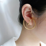 Round Metal Earrings