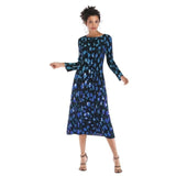 Pattern Printed Long Dress