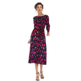 Pattern Printed Long Dress