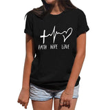 Heart Print T-shirt