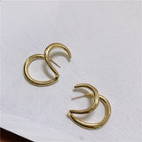 Double Circle Earrings