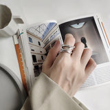 Multilayer Cross Metal Rings