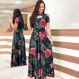 Bohemia Flower Print Dress