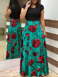 Bohemia Flower Print Dress