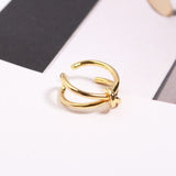 Metal Knotted Rings