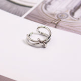 Metal Knotted Rings