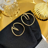 Curve Clip Earrings