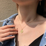 Punk Style Coin Necklace