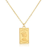 Punk Style Coin Necklace