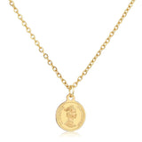Punk Style Coin Necklace