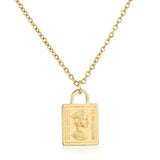 Punk Style Coin Necklace