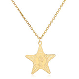 Punk Style Coin Necklace