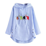 Animals Striped Blouse