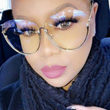 Metal Eyewear  Clear Sunglasses