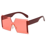 Square Rimless Sunglasses