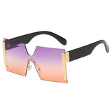 Square Rimless Sunglasses