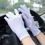 White Thin Stretch Glove