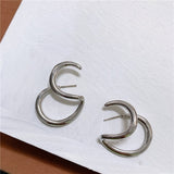 Metal Stud Earrings