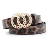 Leopard Double Rings Belt