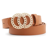 Leopard Double Rings Belt
