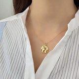 World Map Necklace