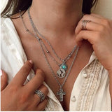 World Map Necklace