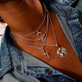 World Map Necklace