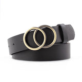 Double Round Buckle  Belt