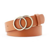 Double Round Buckle  Belt