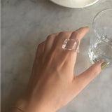 Vintage Transparent  Rings