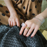 Vintage Transparent  Rings