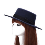 Vintage Big Felt Bow Cap