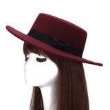 Vintage Big Felt Bow Cap