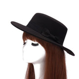 Vintage Big Felt Bow Cap