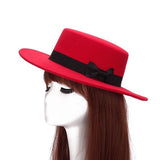 Vintage Big Felt Bow Cap