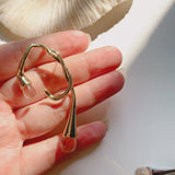 Twist Metal Line Earrings