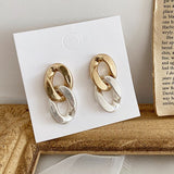 Vintage Chain Metal  Earrings