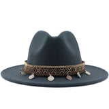Vintage Gangster Trilby Felt Fedora Hat