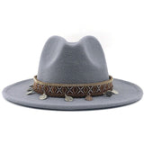 Vintage Gangster Trilby Felt Fedora Hat