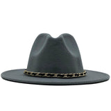 Wide Brim Wool Felt  Hat