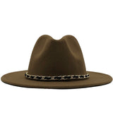 Wide Brim Wool Felt  Hat