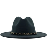 Wide Brim Wool Felt  Hat
