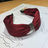 Vintage Knotted Wide Headband