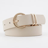 Wide Crocodile Leather Belt